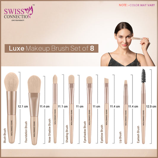 Swiss Connection 8Pcs Makeup Brush Set